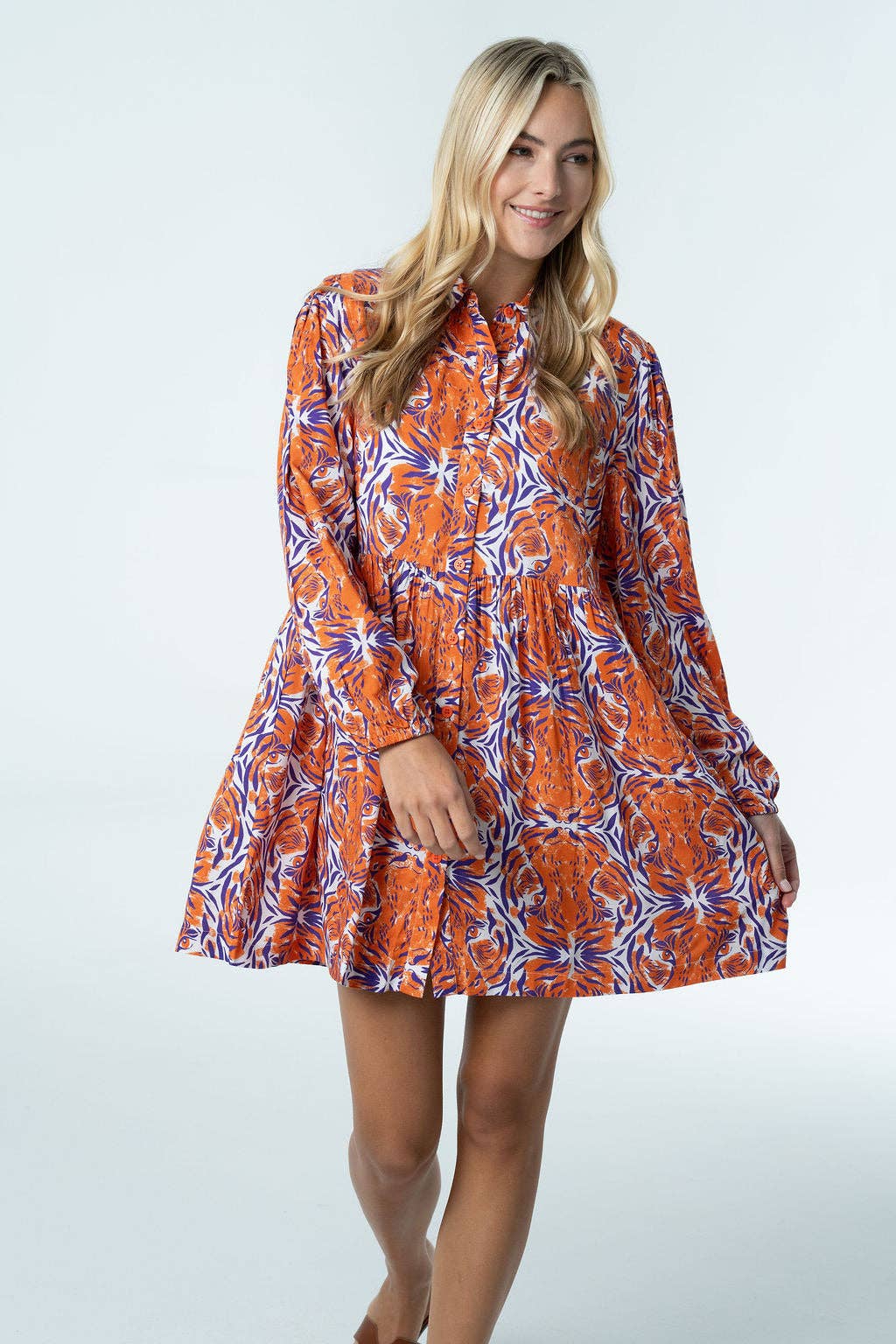 Frenchi Dress – Tiger Gameday Mini