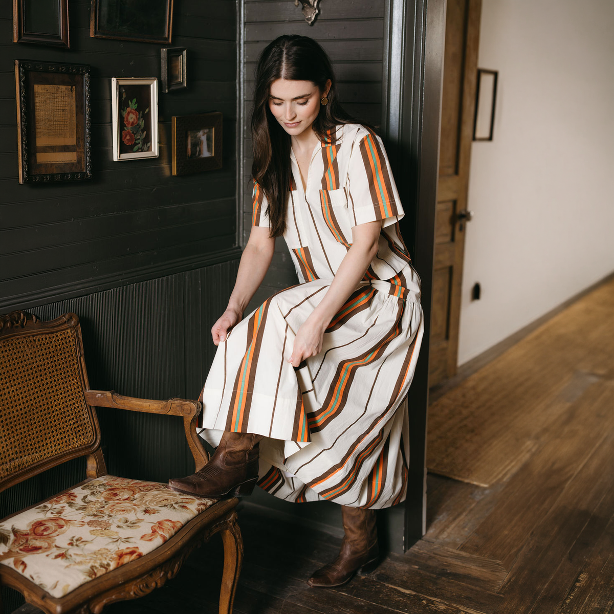 Vintage Stripe Colette Skirt